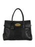 Large Bayswater, &pound;395, Handbags, Black, Leather, Front view